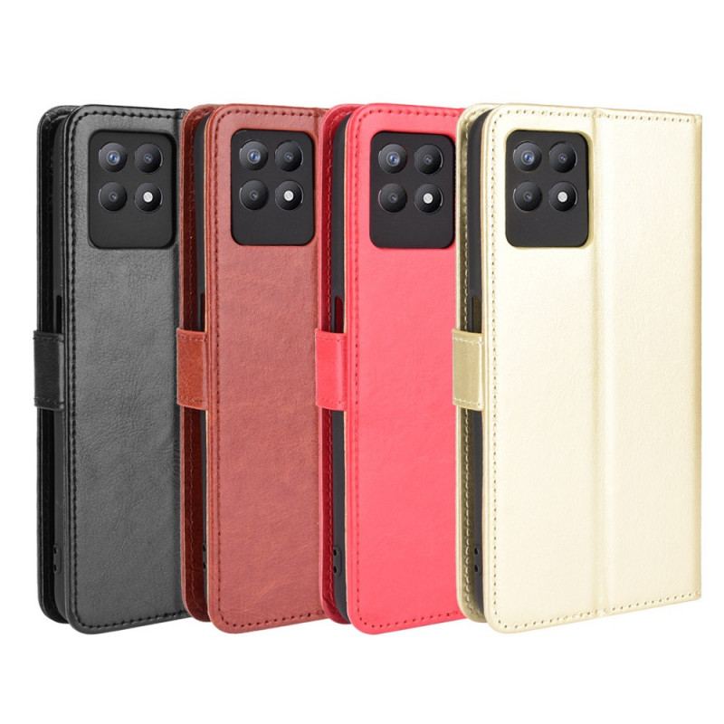 Capa Flip Para Realme 8i Couro Falso Chamativo
