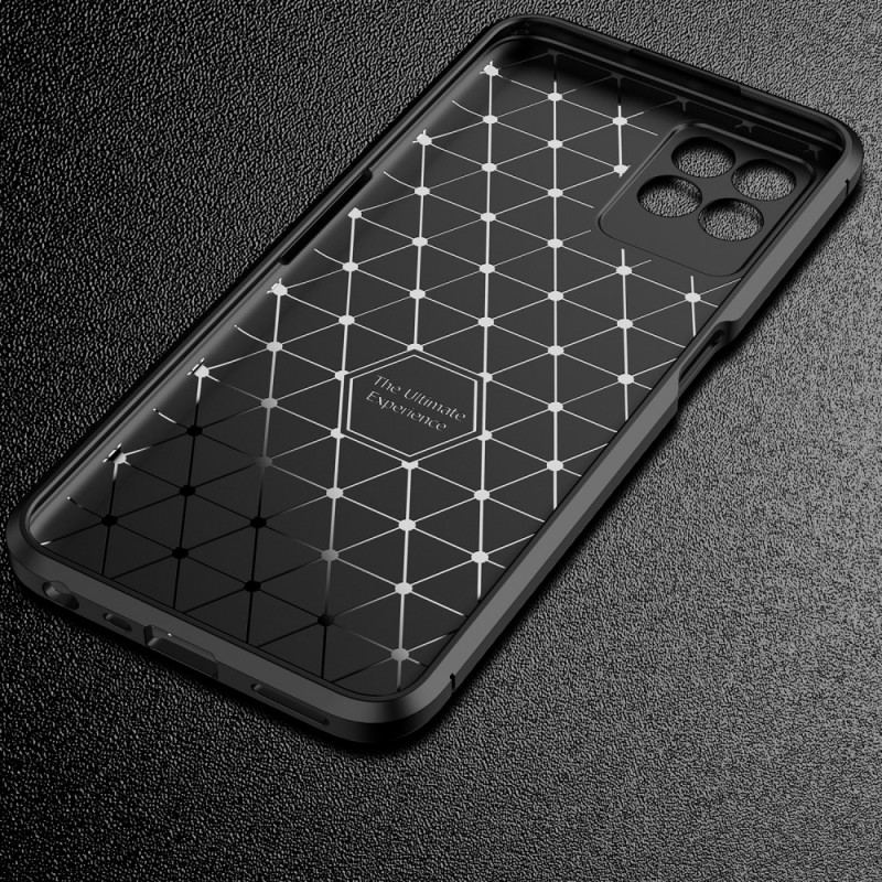 Capa Para Realme 8i Mangueira De Fibra De Carbono