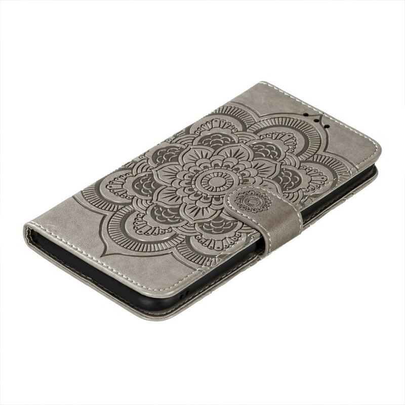 Capa Flip Para Oppo Find X3 Neo De Cordão Mandala Alça Completo
