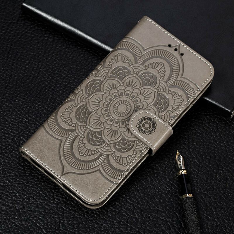Capa Flip Para Oppo Find X3 Neo De Cordão Mandala Alça Completo