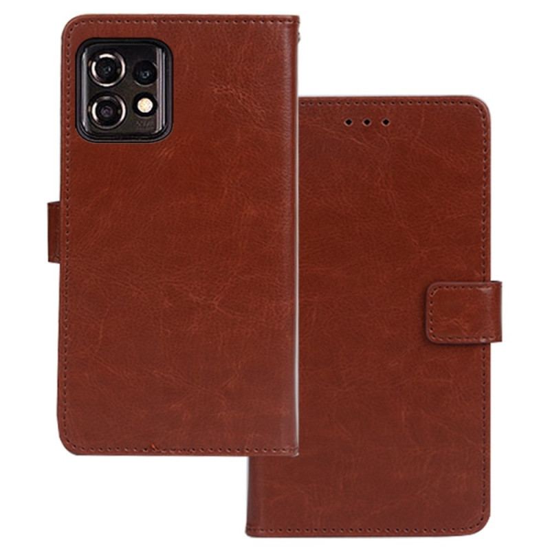 Capa De Couro Para Motorola Edge 40 Pro Estilo Couro Idewei