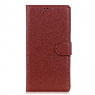 Capa De Couro Para Motorola Edge 40 Pro Couro Falso Tradicional