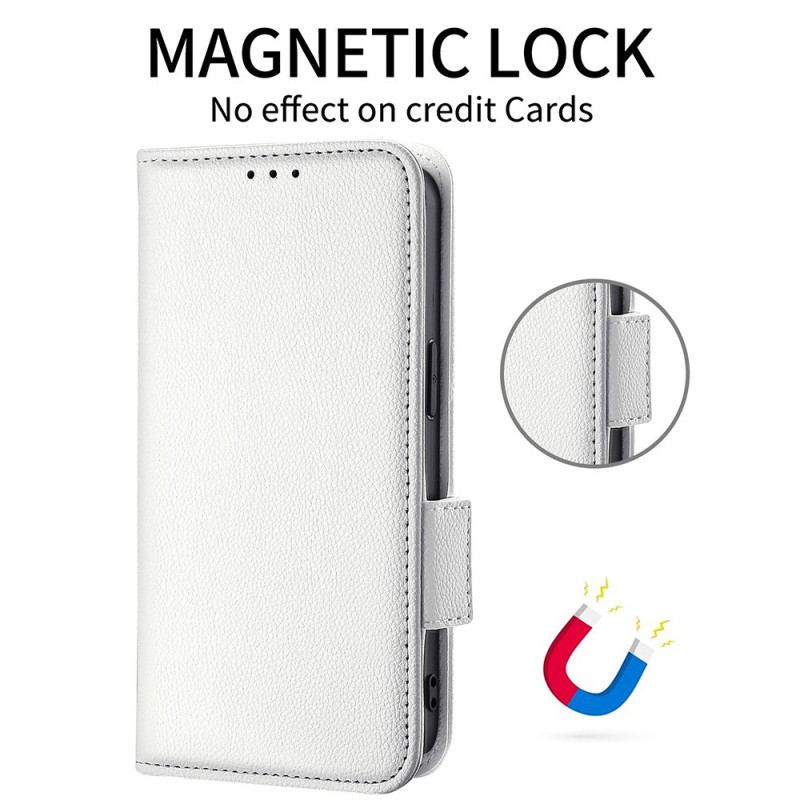 Capa Flip Para Motorola Edge 40 Pro Fecho Duplo Finesse