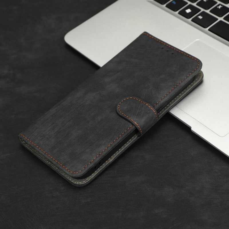 Capa Flip Para Motorola Edge 40 Pro Rfid Clássico