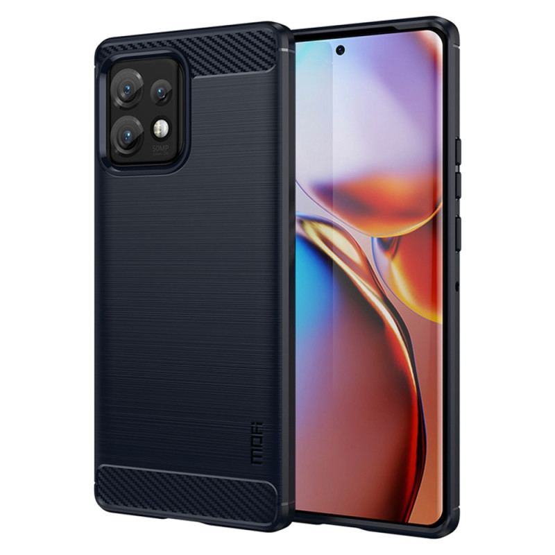 Capa Para Motorola Edge 40 Pro Fibra De Carbono Escovada Mofi