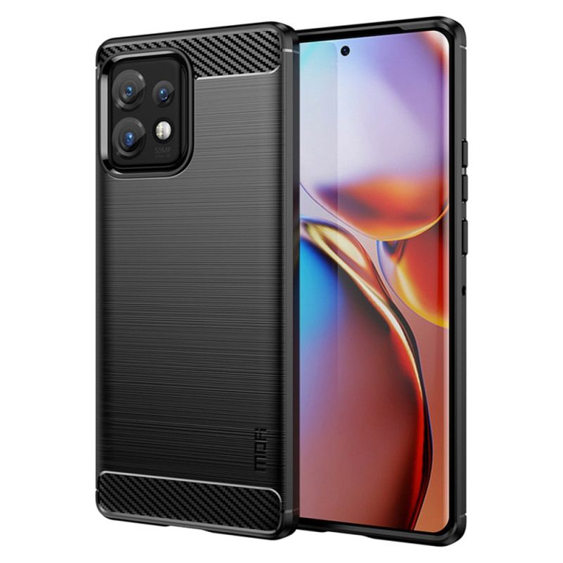 Capa Para Motorola Edge 40 Pro Fibra De Carbono Escovada Mofi