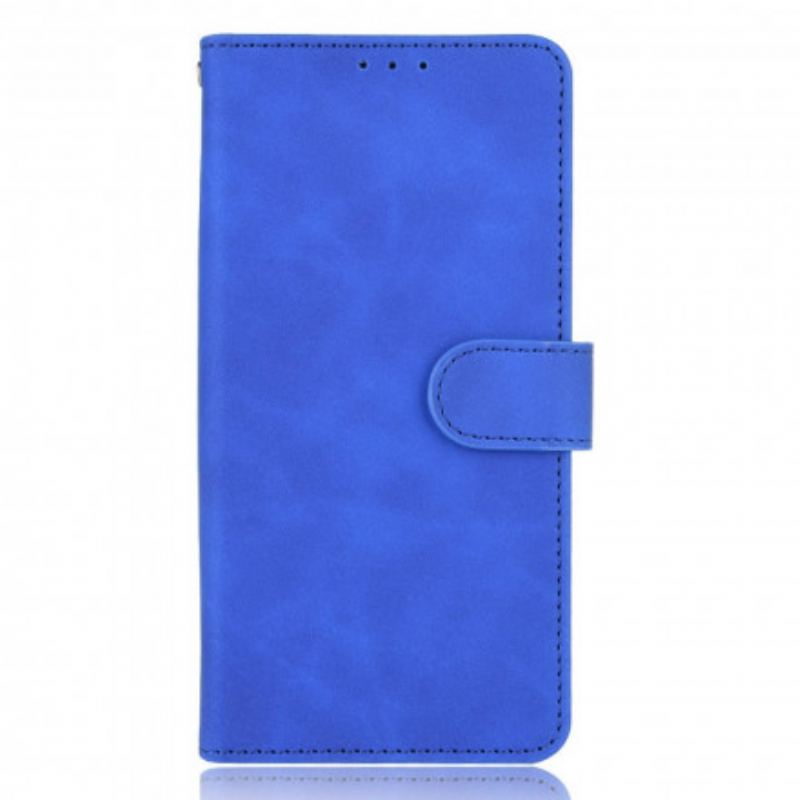 Capa Em Pele Para Realme 8 5G Toque De Pele