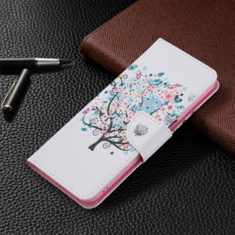 Capa Flip Para Realme 8 5G Árvore Florida