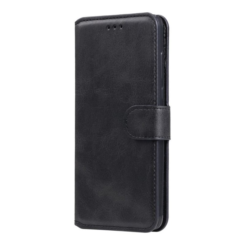 Capa Flip Para Realme 8 5G Efeito Couro