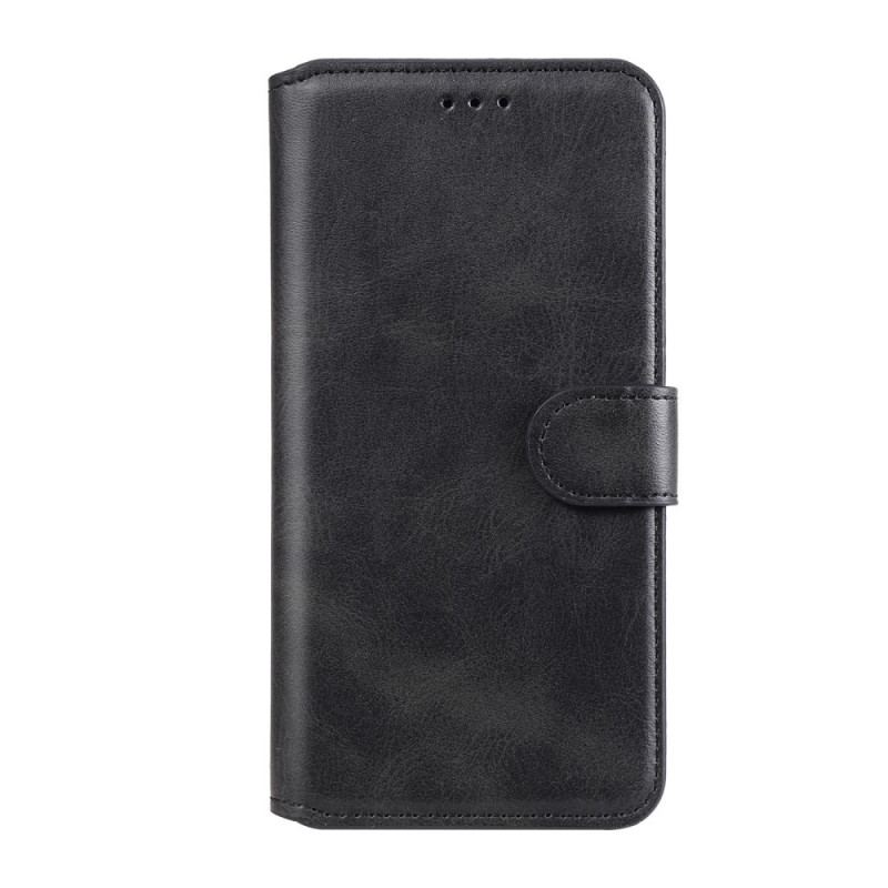 Capa Flip Para Realme 8 5G Efeito Couro