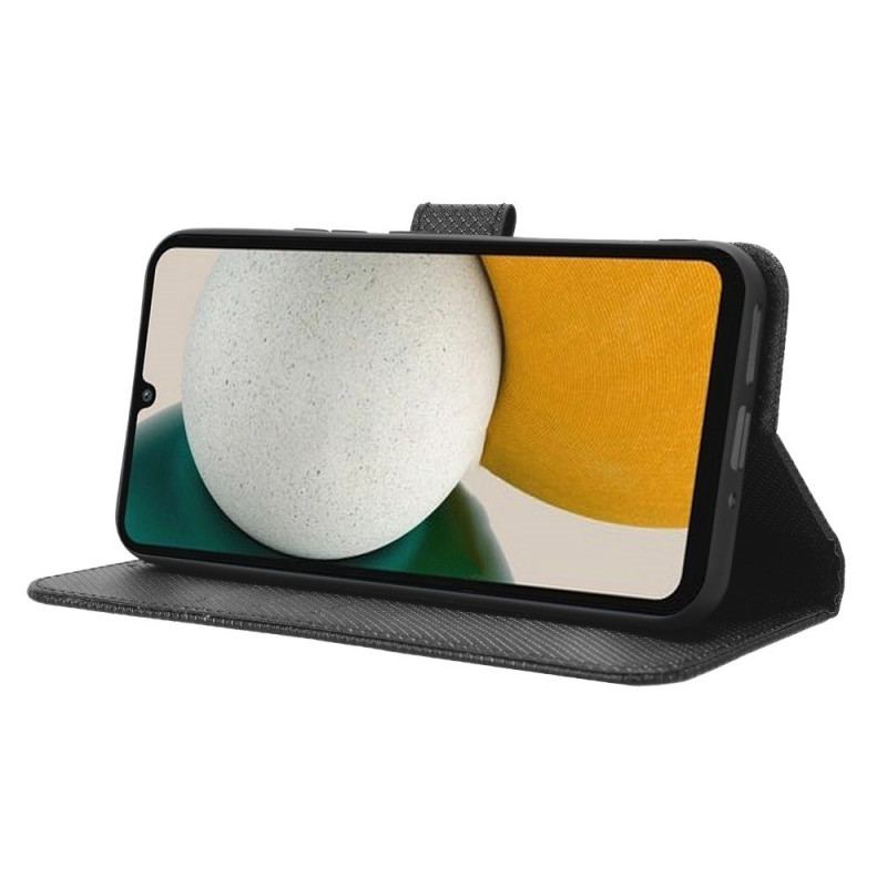 Capa Flip Para Samsung Galaxy A34 5G De Cordão Estilo Strappy