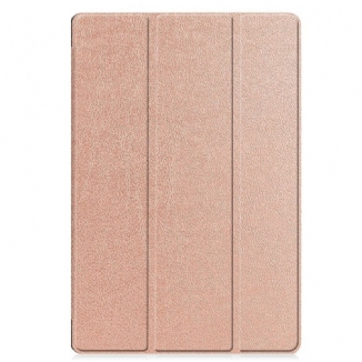 Capa De Celular Para Samsung Galaxy Tab S8 Plus / Tab S7 Plus Porta Caneta Dobrável Em Três Partes