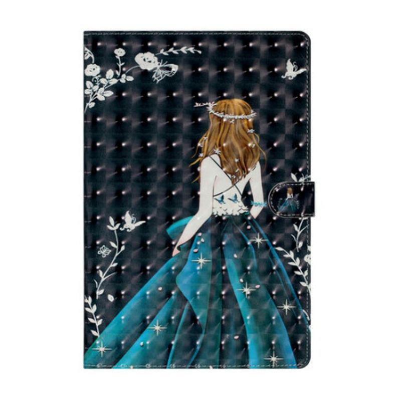 Capa De Couro Para Samsung Galaxy Tab S8 Plus / Tab S7 Plus Jovem