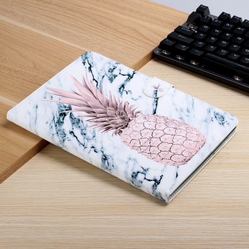 Capa Flip Para Samsung Galaxy Tab S8 Plus / Tab S7 Plus Abacaxi