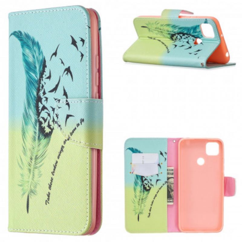 Capa Flip Para Xiaomi Redmi 9C Aprender A Voar