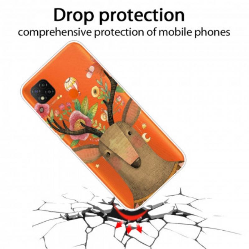 Capa Para Xiaomi Redmi 9C Cervo Tribal