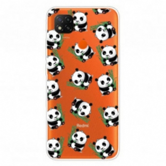 Capa Para Xiaomi Redmi 9C Pequenos Pandas