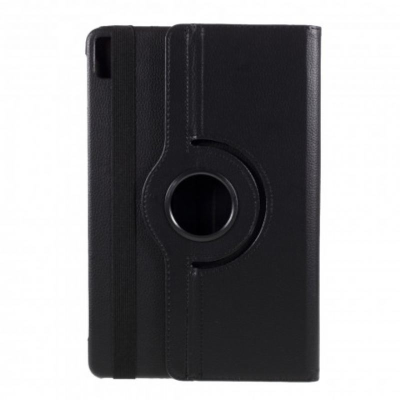 Capa Em Pele Para Huawei MatePad Pro 12.6 (2021) Couro Sintético De Lichia Giratório Em 360°