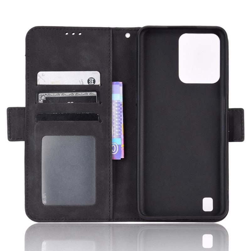 Capa Folio Para Realme C31 Titular De Vários Cartões