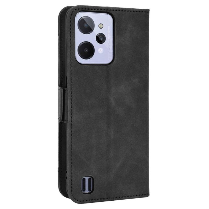Capa Folio Para Realme C31 Titular De Vários Cartões
