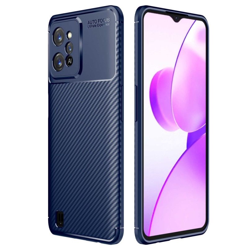 Capa Para Realme C31 Mangueira De Fibra De Carbono
