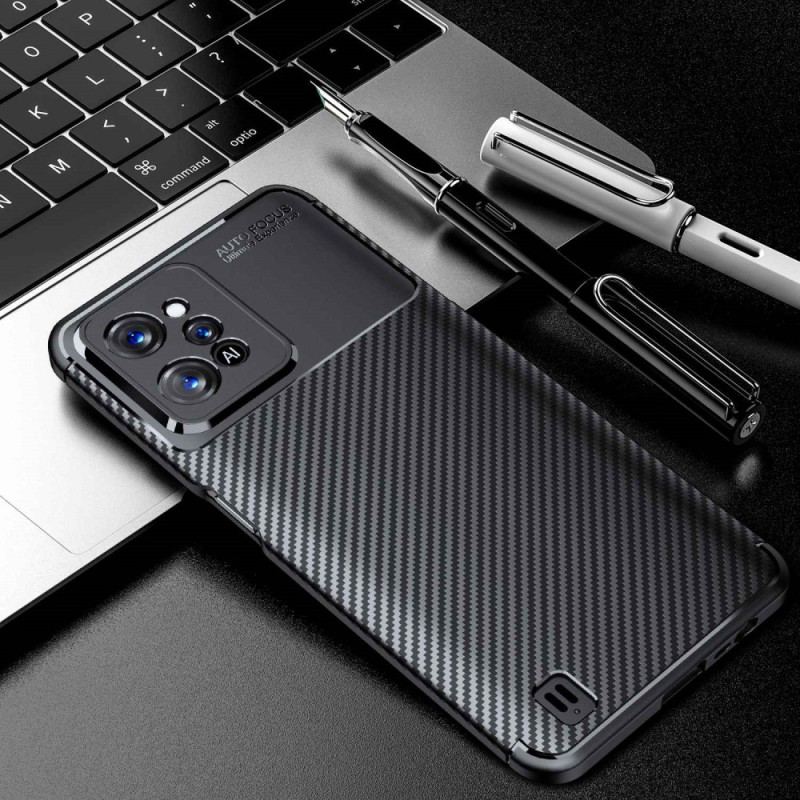 Capa Para Realme C31 Mangueira De Fibra De Carbono