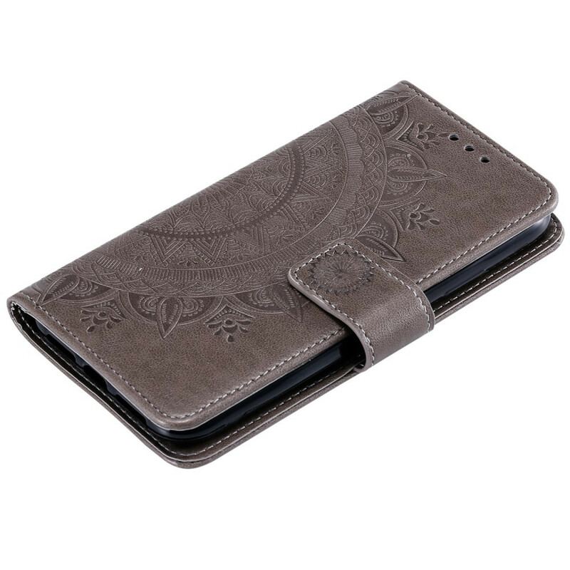 Capa Flip Para iPhone 11 Pro Max Mandala Do Sol