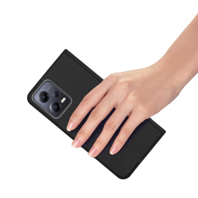 Capa De Celular Para Xiaomi Redmi Note 12 5G Flip Skin-pro Series Dux Ducis