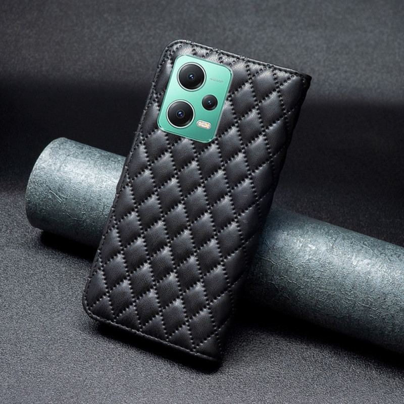Capa Flip Para Xiaomi Redmi Note 12 5G Cor Binfen Acolchoada