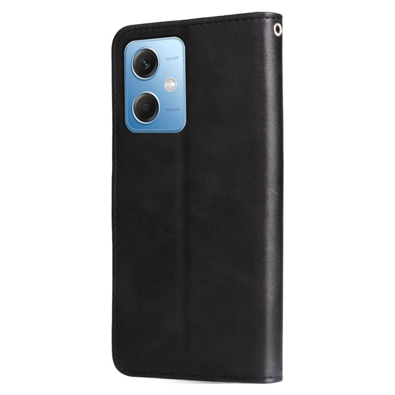 Capa Folio Para Xiaomi Redmi Note 12 5G Carteira