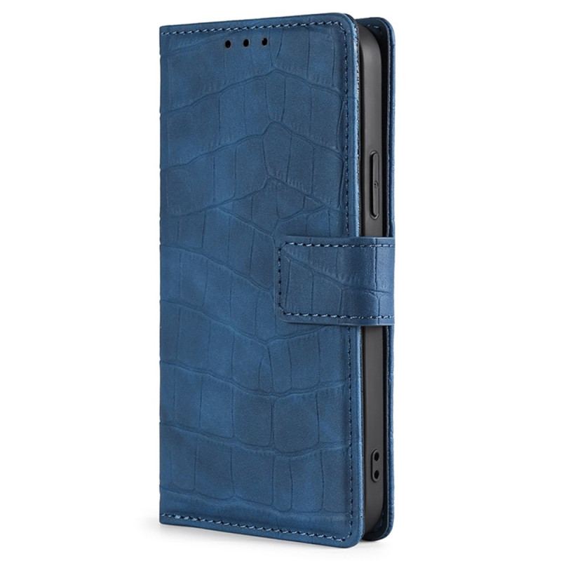 Capa Folio Para Xiaomi Redmi Note 12 5G Crocodilo