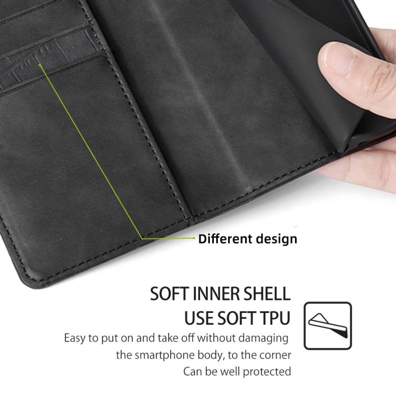 Capa Folio Para Xiaomi Redmi Note 12 5G Crocodilo