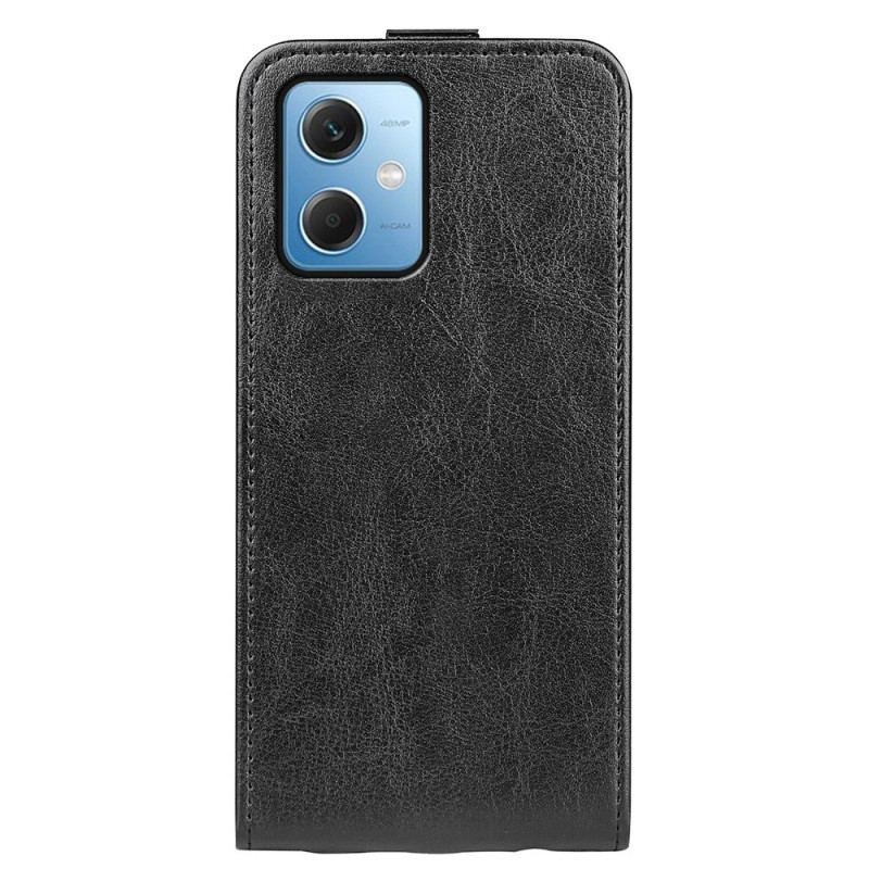 Capa Folio Para Xiaomi Redmi Note 12 5G Flip Aba Vertical