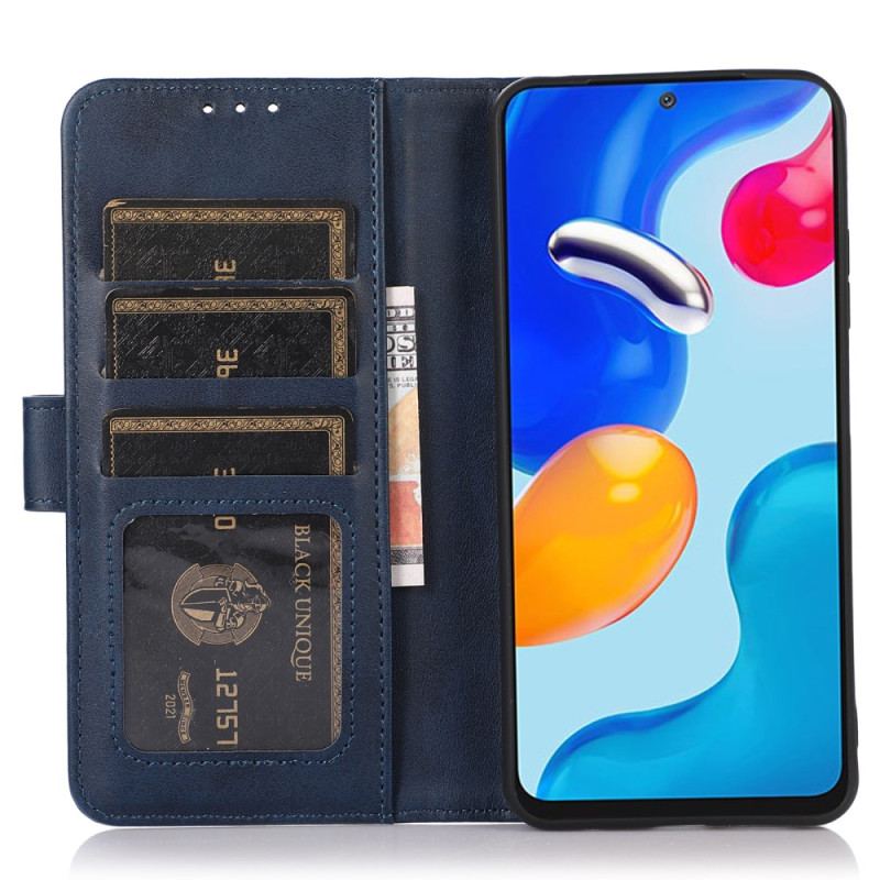 Capa Flip Para Moto G73 5G Estilo Clássico De Couro