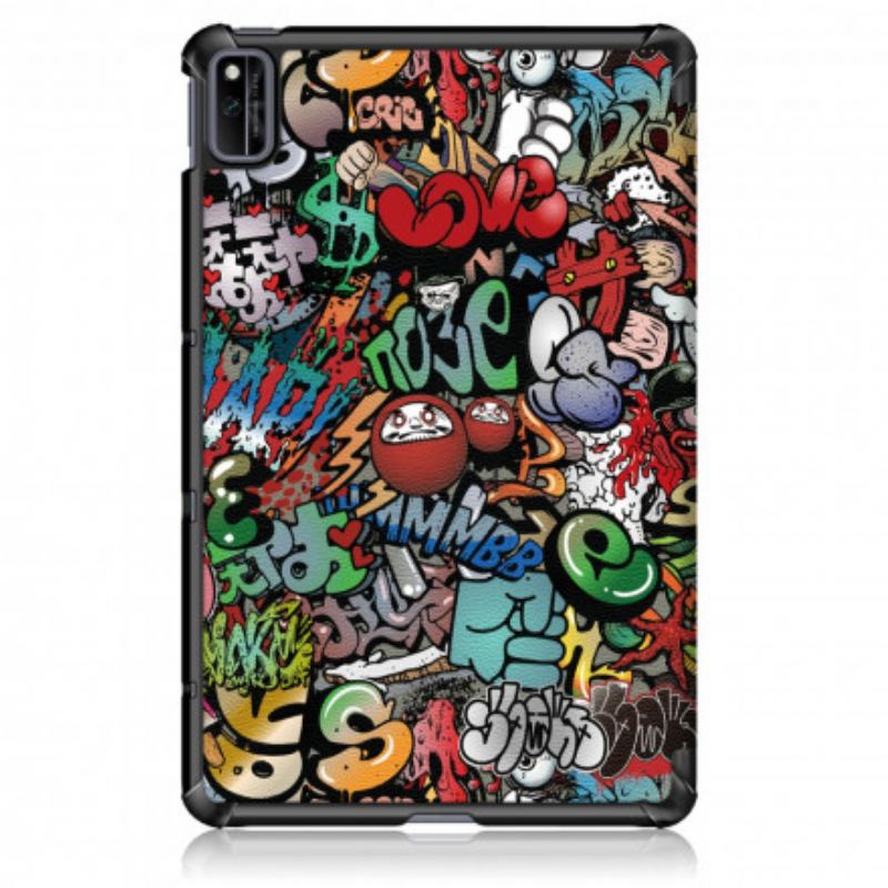 Capa De Celular Para Huawei MatePad New Graffiti Divertido Aprimorado