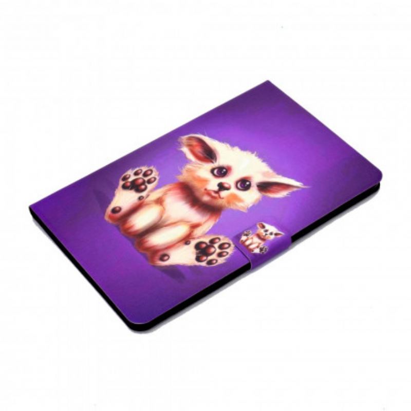 Capa Em Pele Para Huawei MatePad New Gato Engraçado