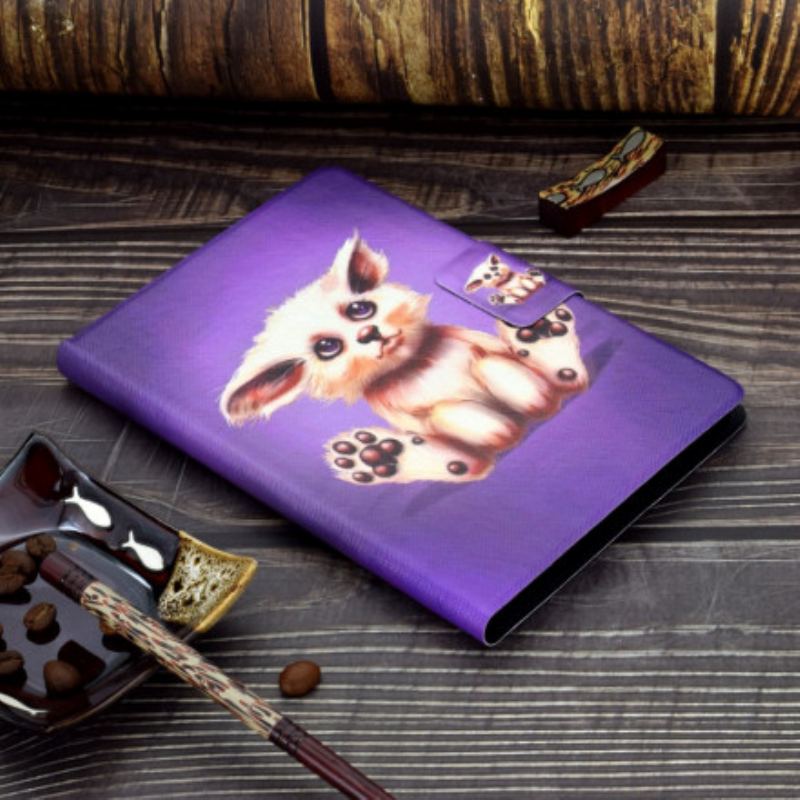 Capa Em Pele Para Huawei MatePad New Gato Engraçado