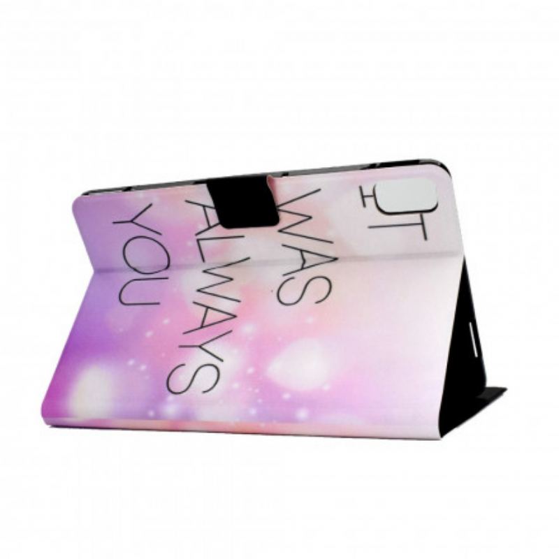 Capa Em Pele Para Huawei MatePad New Sempre Foi Você