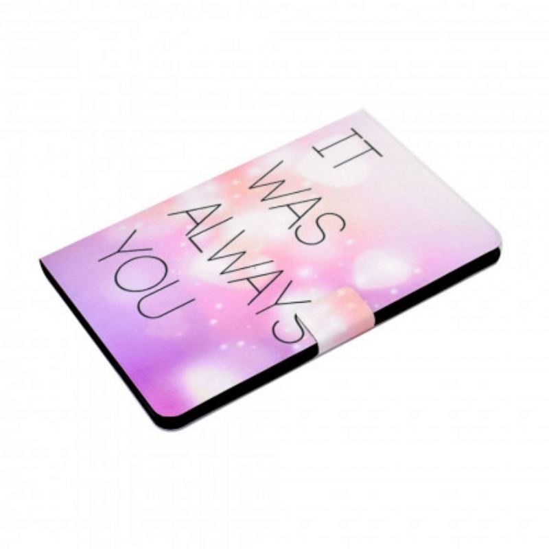 Capa Em Pele Para Huawei MatePad New Sempre Foi Você