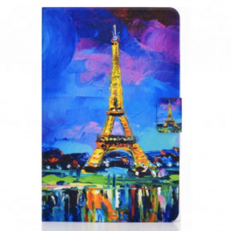Capa Flip Para Huawei MatePad New Torre Eiffel