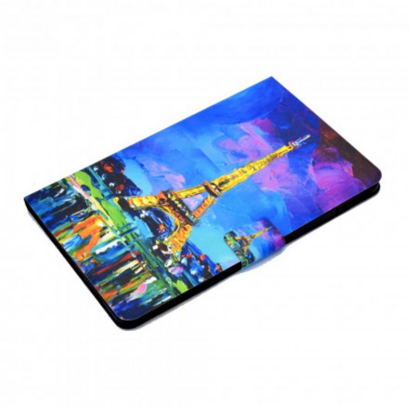 Capa Flip Para Huawei MatePad New Torre Eiffel