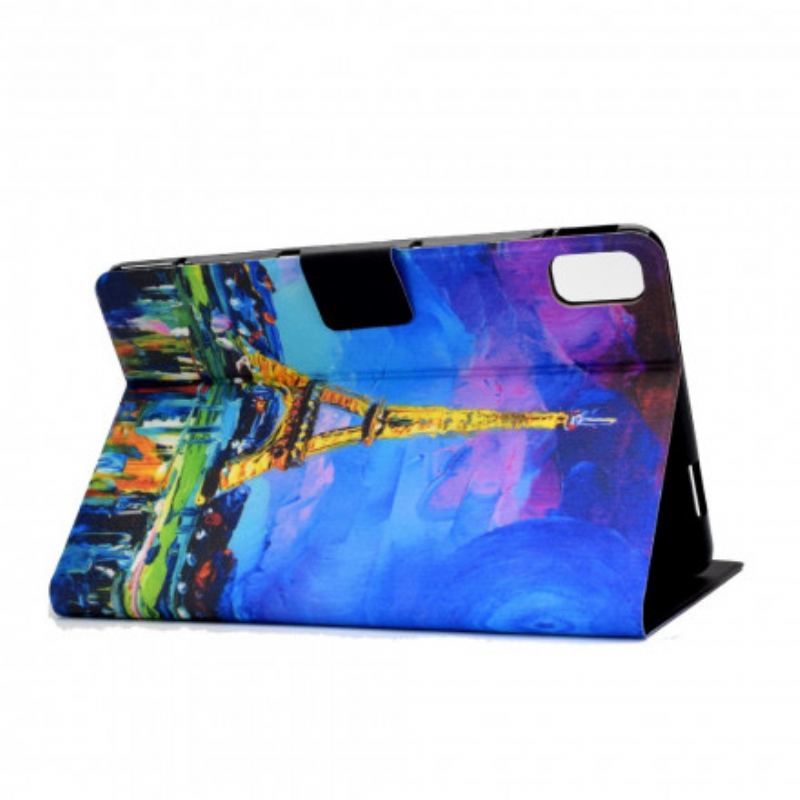 Capa Flip Para Huawei MatePad New Torre Eiffel