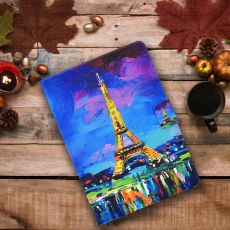 Capa Flip Para Huawei MatePad New Torre Eiffel