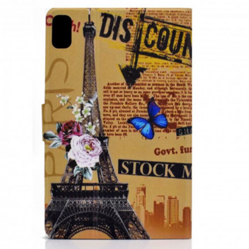 Capa Folio Para Huawei MatePad New Jornal Parisiense