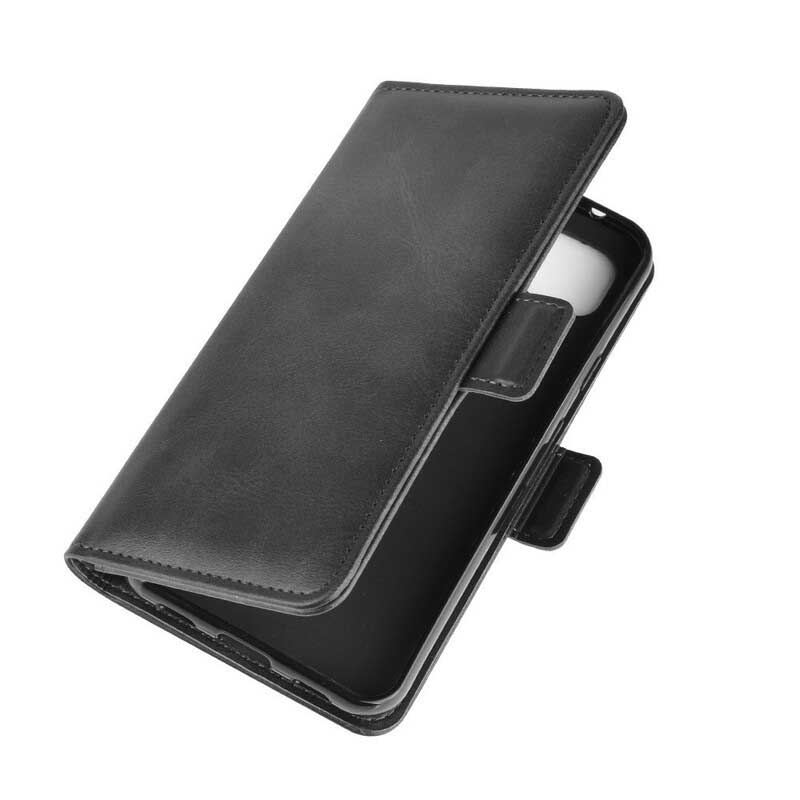 Capa Flip Para Google Pixel 4A De Couro Aba Dupla