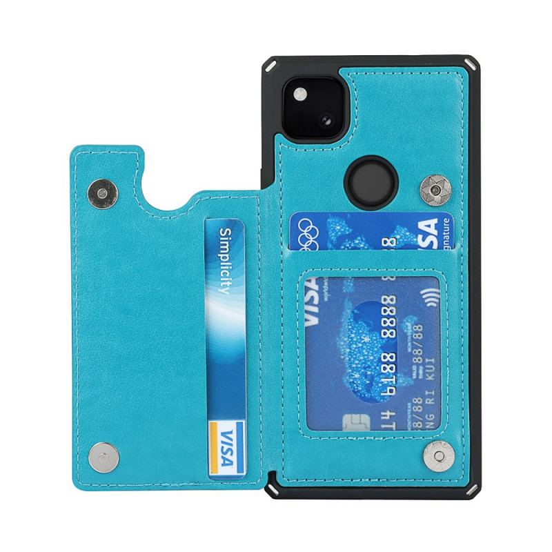Capa Para Google Pixel 4A Suporte Para Cartão E Cordão