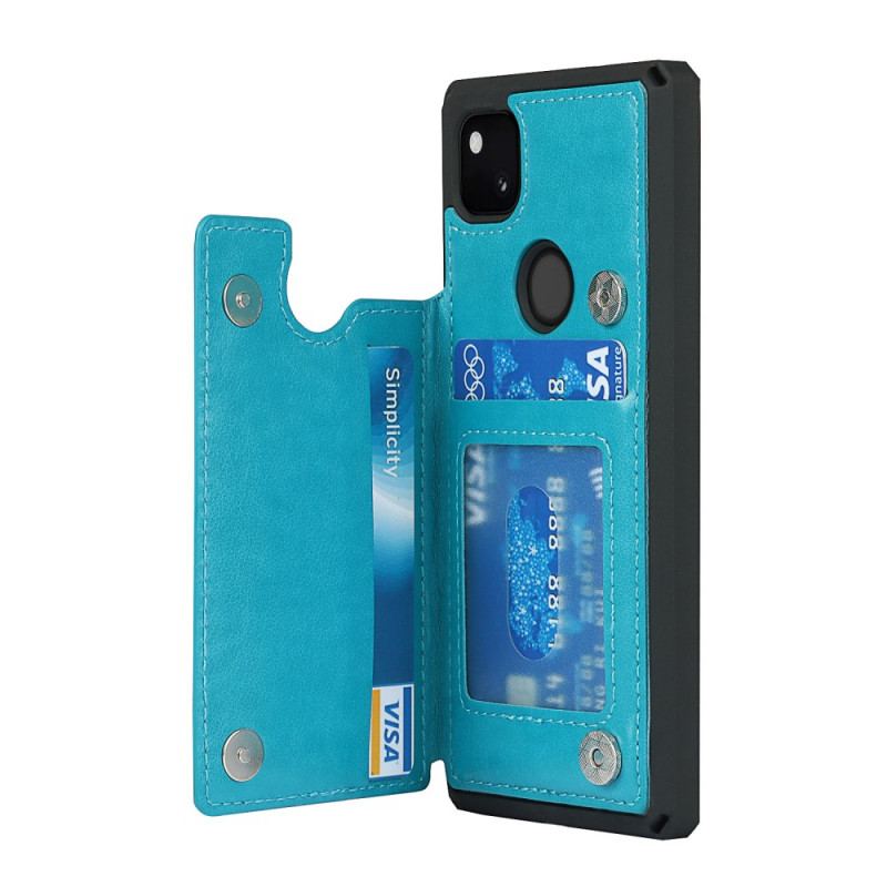 Capa Para Google Pixel 4A Suporte Para Cartão E Cordão