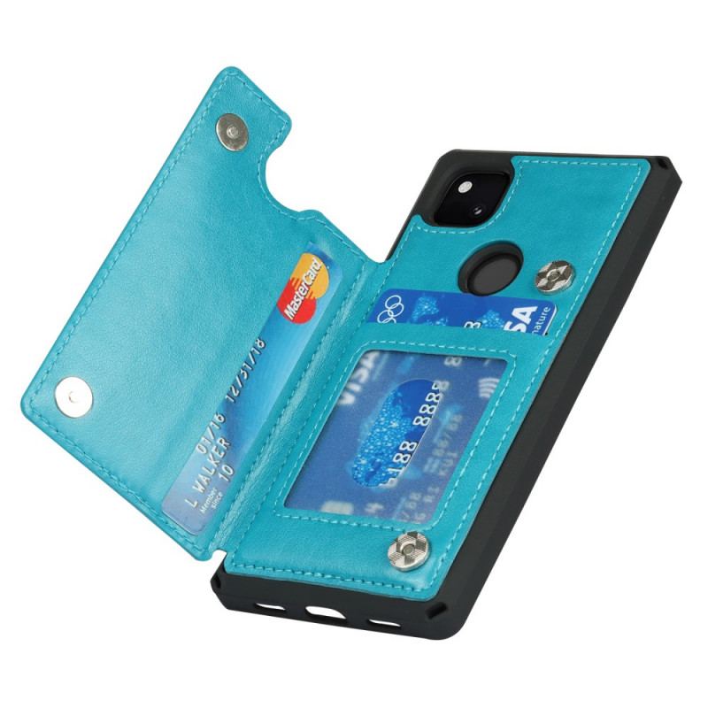 Capa Para Google Pixel 4A Suporte Para Cartão E Cordão
