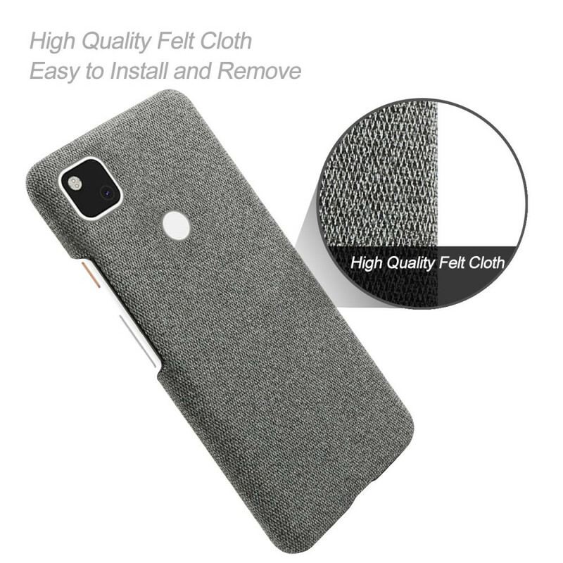 Capa Para Google Pixel 4A Tecido Textura Ksq