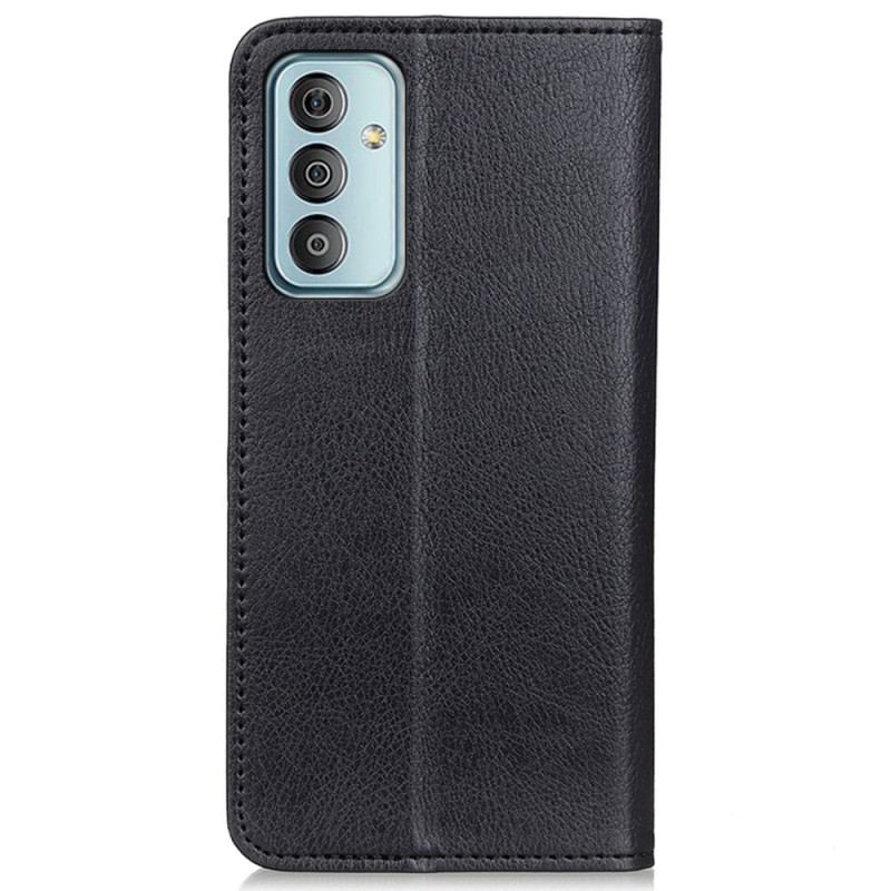 Capa De Celular Para Samsung Galaxy M13 Flip Couro Rachado De Lichia